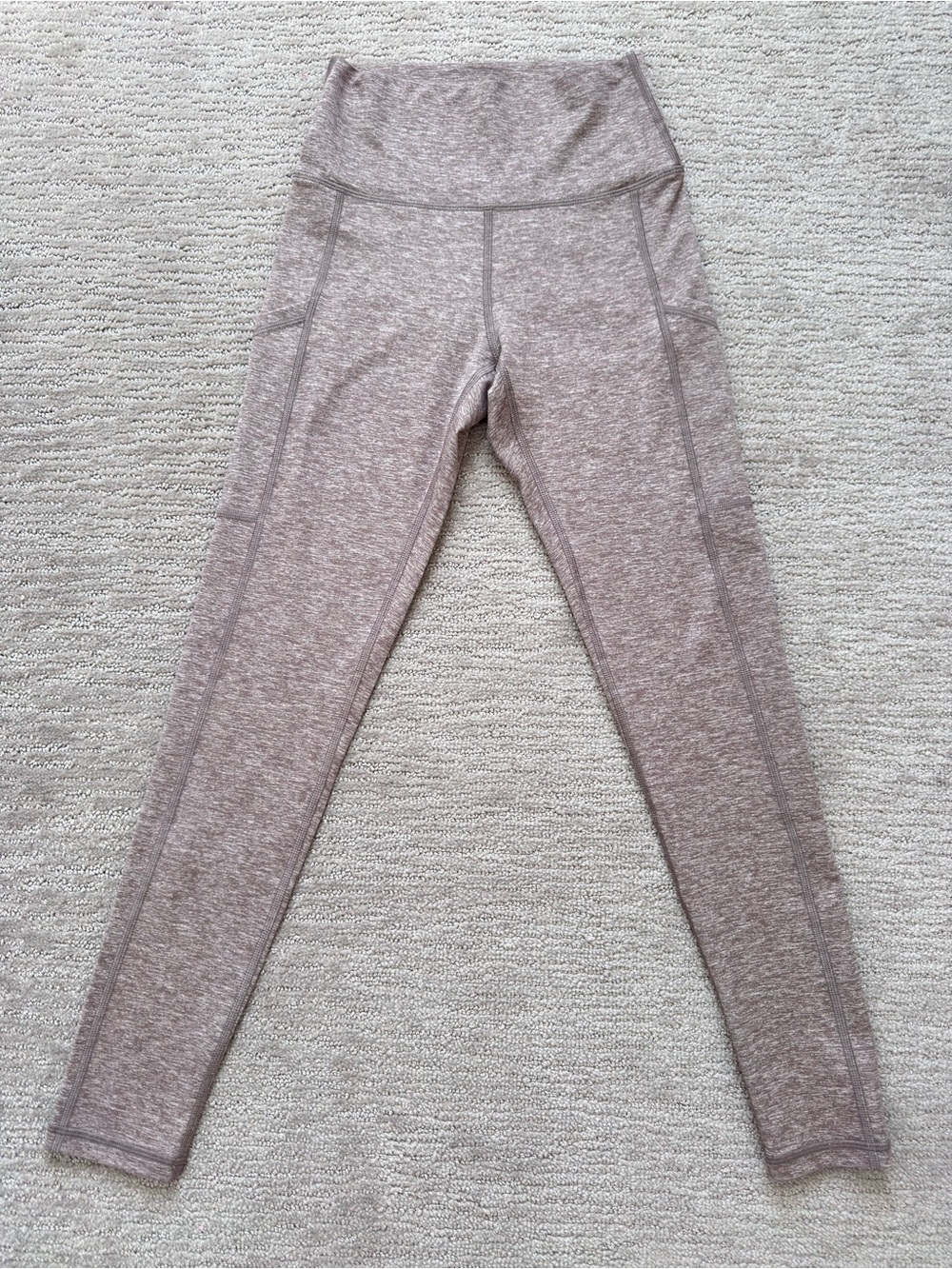 Offline by Aerie The Hugger High Rise Pocket Leggings Heathered Brown S Athletic